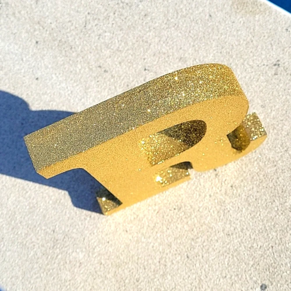 NEW 9 inch Glam Letter 